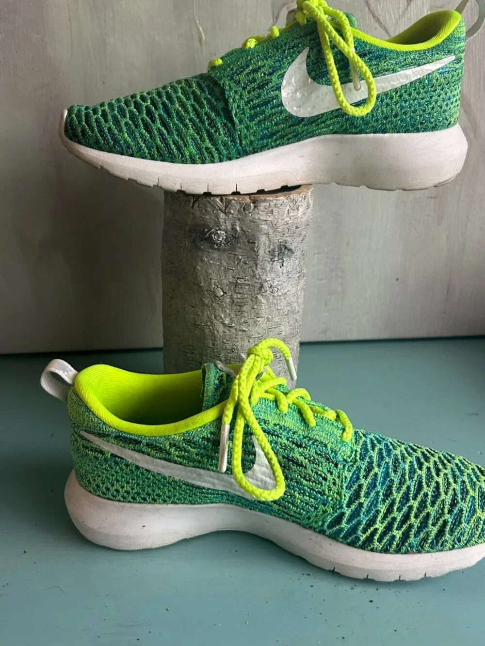 Nike Womens Roshe One NM Flyknit QS Size 6 Running Shoe Marled Limited Ediiton
